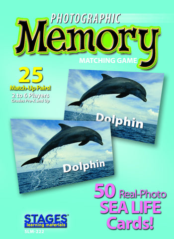 Sea Life Memory Card Game