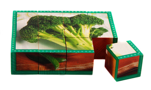 Vegetables Cube Puzzle