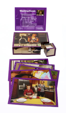 Healthy Habits Cube Puzzle