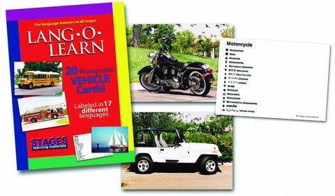Lang-O-Learn Vehicles Cards