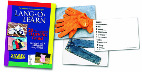 Lang-O-Learn Clothing Cards