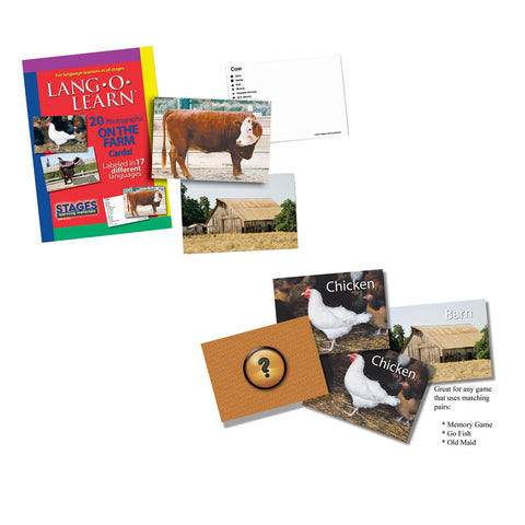 Farm Theme Photo Learning Kit